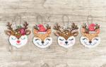 Decorazione Foxes and Deer