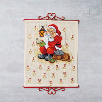 Babbo Natale con il cane