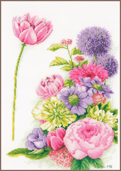 Floral cotton candy - Aida