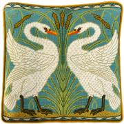 Cuscino - Swan, Rush And Iris