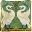 Cuscino - Swan, Rush And Iris