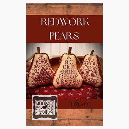 Redwork Pears