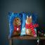 Cuscino: Cane con sciarpa