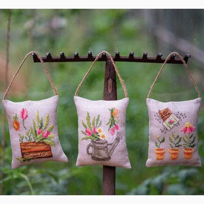 Cuscini decorativi: Giardino 2 set da 3