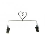 Supporto per ricamo - Heart Charcoal 6"