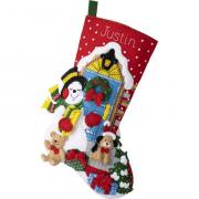 Calza Snowman Deliveries