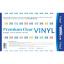Superficie vinilica trasparente premium misura 16