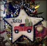 Jolly Truck Star Ornament