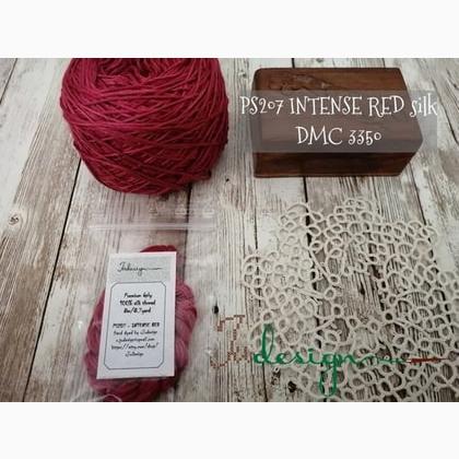 Filo in seta - Intense Red