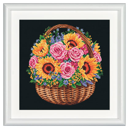 Flower Basket - Nero