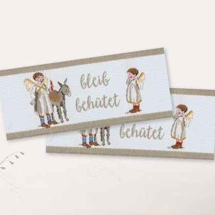 Etichetta tessile - Bleib behütet