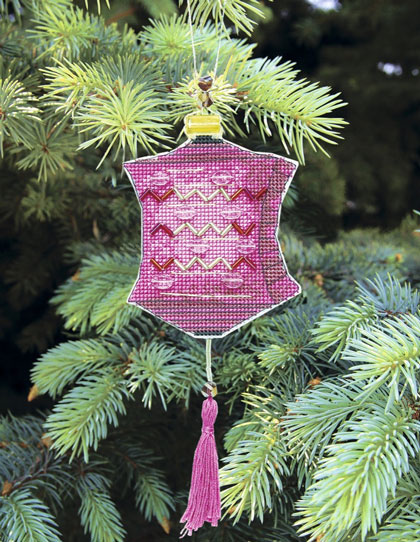 Decorazione \"Lanterne Colorate\" - Rosa