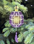 Decorazione "Lanterne Colorate" - Viola scuro