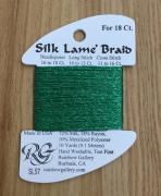 Silk Lame' Braid - SL57 Christmas Green