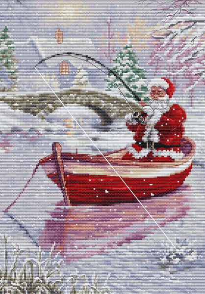 Santa Fishing