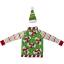 Copribottiglie in feltro - maglione natalizio