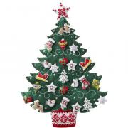 Nordic Tree Advent Calendar - Kit decorazione in feltro