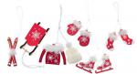 Mini Decorazioni Invernali - Rosso