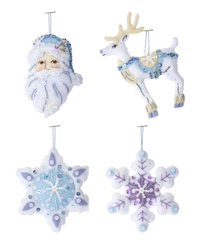 Kit decorazioni in feltro - Winter Wonderland