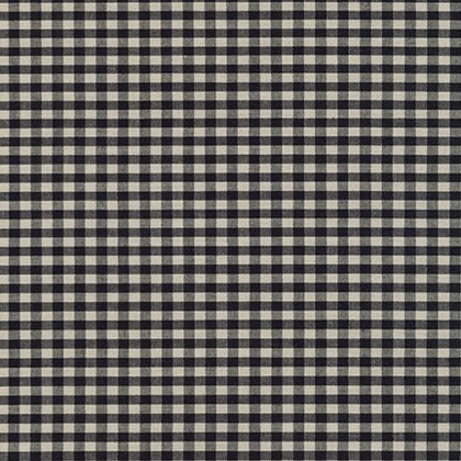 Crawford Gingham (2.5mm): Nero 45x110cm.