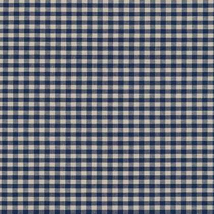 Crawford Gingham (2.5mm): Navy 45x110cm.