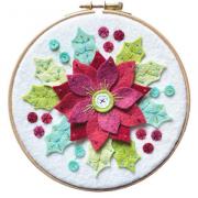 Kit feltro Bouquet di Natale - con telaio