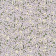 Petite Nostalgia Lawn: Fleurs on Iris 45x110cm.