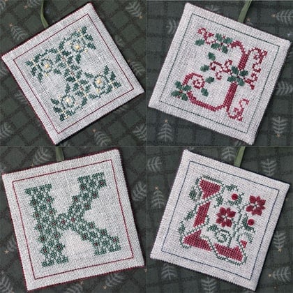 Alphabet Ornaments - IJKL