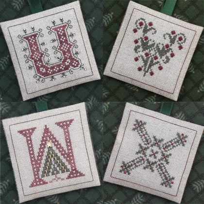 Alphabet Ornaments - UVWX