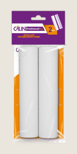 Doppie Clip - Bianco - per 20 cm