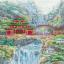 Waterfall temple
