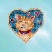 Seasonal Ornament: Kitty Love
