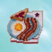 Seasonal Ornament: Bacon & Eggs