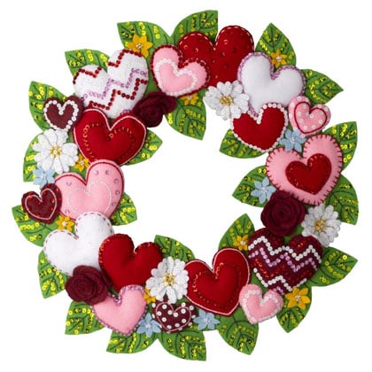 Kit Ghirlanda in feltro - Love in the Air