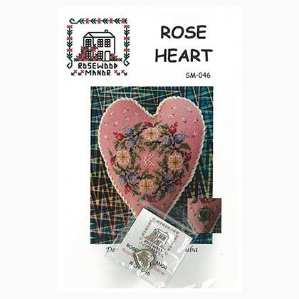 Rose Heart (w/charm)