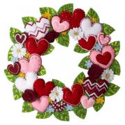 Kit Ghirlanda in feltro - Love in the Air