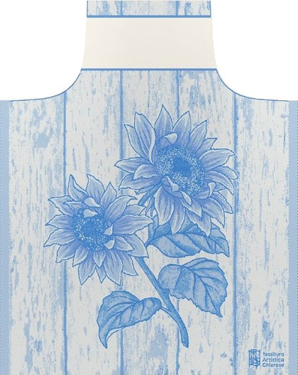 Grembiule Girasoli - Blu