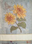 Asciugapiatti - Girasoli Vintage