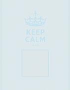 Asciugapiatti - Keep Calm - Azzurro