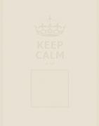 Asciugapiatti - Keep Calm - Naturale