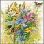 Fiori di campo e farfalle