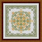 February Hearts Square With Daffodils