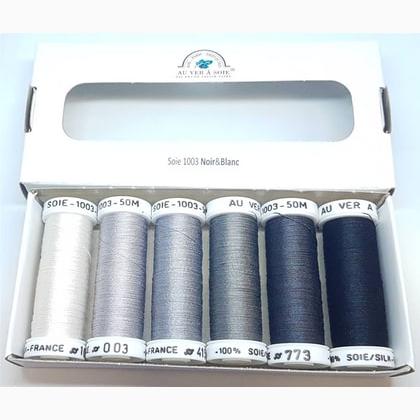 Soie 1003 - Pack 6 tonalità - Nero e Bianco