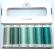 Soie 1003 - Pack 6 tonalità - Verde Blu