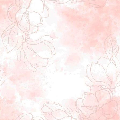 Tela Aida Stampata 14ct - Magnolia Rosa 38X46CM
