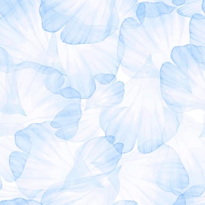 Tela Aida Stampata 14ct - Petali azzurri 38X46CM