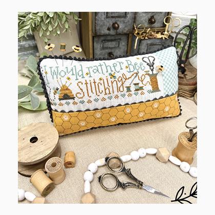 I Would Rather Bee Stitching