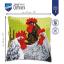Cuscino: Gallo e galline