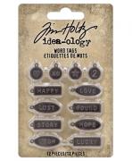 Idea-Ology Ornamenti in metallo - Parole
