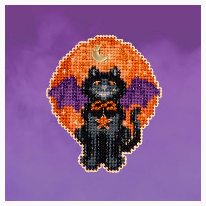 Seasonal Ornament: Bat Cat